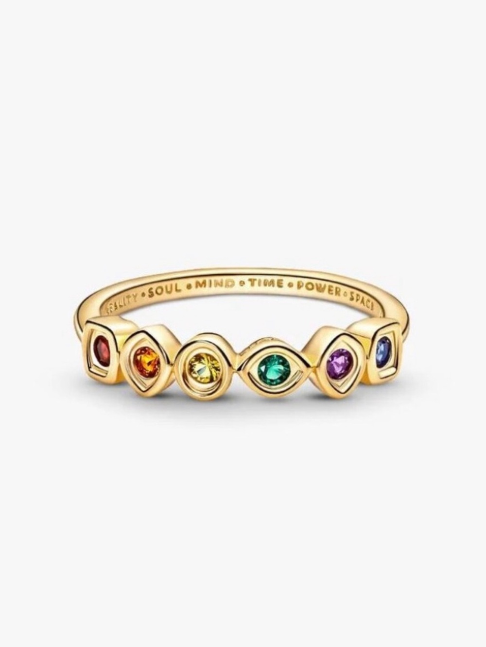 Disney X Pandora X Marvel Infinity Stones Set - Ring & Hoop Earrings